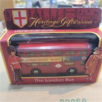 the london bus -heritage matchbox