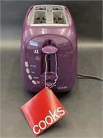 Cooks Cool Touch Toaster Purple