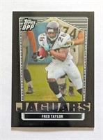 2007 Topps DPP Black Fred Taylor Card #19