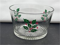 Holly by INDIANA GLASS Serving bowl
