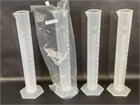 Four 250ml Graduated Cylinders