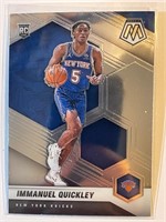 IMMANUEL QUICKLEY ROOKIE 2020-21 MOSAIC CARD