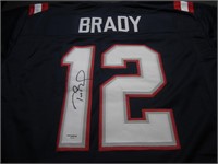 Tom Brady Pats Signed Jersey w/Coa