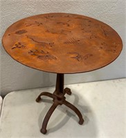 Metal Southwest Style Occasional Table