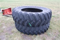2 Firestone 20.8x42 Tractor Tires