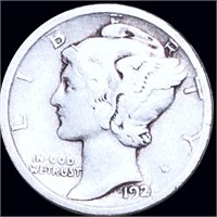 1921-D Mercury Silver Dime NICELY CIRCULATED