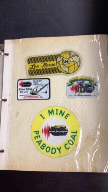 Peabody Coal Mine Stickers & misc.