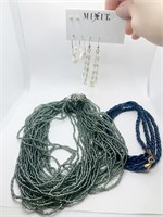 BEADED NECKLACES MULTI-STRAND