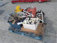 pallet with auto parts