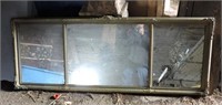 Vintage Mirror W/ Etched Glass End Panels