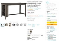 B9052  Ashley Caitbrook Counter Height Table Gray