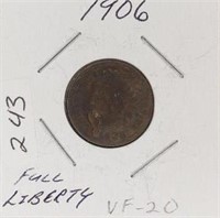 1906  Indian Head Cent