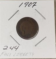 1907  Indian Head Cent