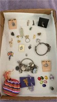 Assortment of Pins, Pendants & Bracelets