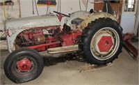 Ford 8N tractor with 6 ft. rear blade, sway bars