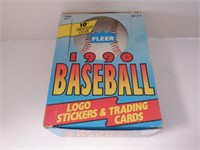 1990 FLEER BASEBALL UNOPENED BOX