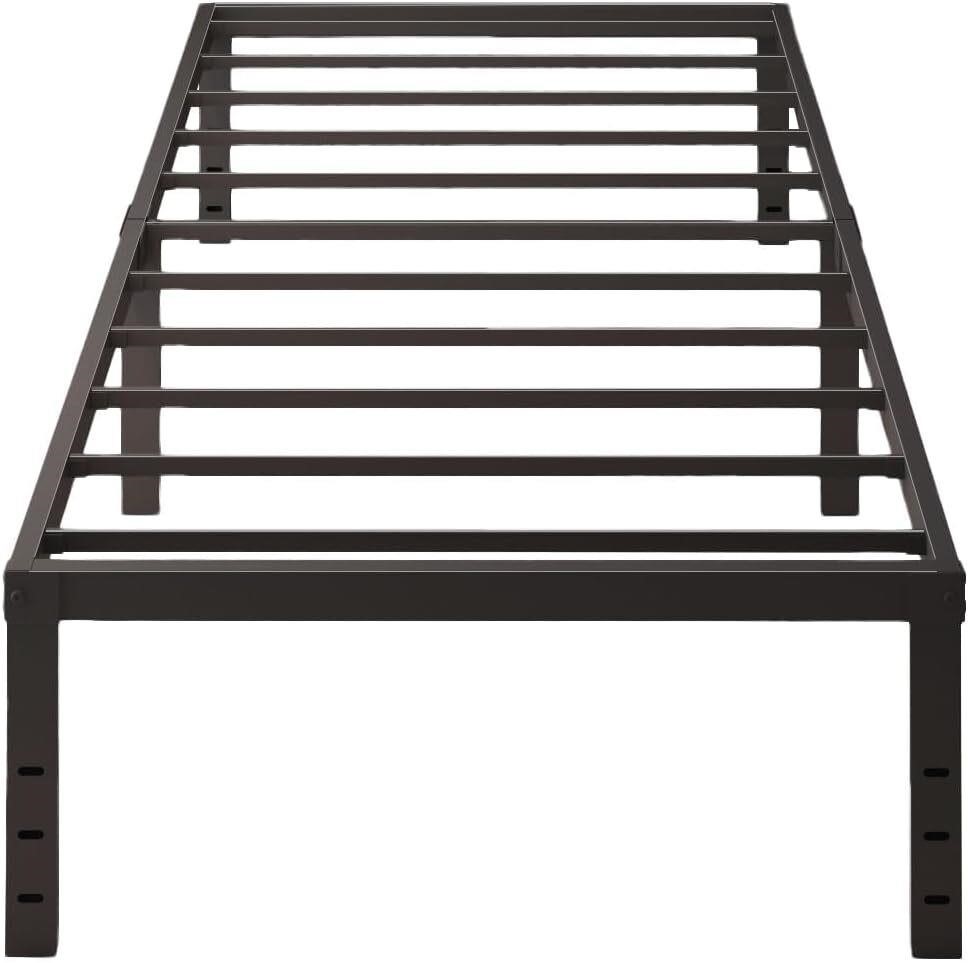 14in Twin Bed Frame  Steel Support  3500 lbs