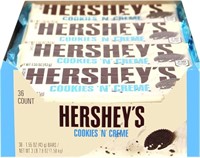 36x43g Hershey's Cookies 'N' Cream Bars