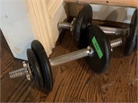2PC HEAVY WEIGHTS/ WORKOUT EXERCISE ITEMS