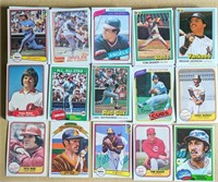 1980-83 Baseball Card Lot Collection Many HOF