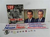 Lot of Richard Nixon Presidential Campaign Items