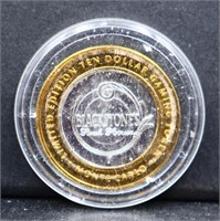 .999 silver casino token