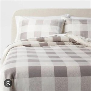 Faux Shearling Comforter Set-Full/Queen