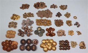 (29) Nice Victorian Metal Button Sets