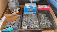 Nails and screws. various sizes.