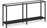 Henn&Hart 64" Wide Rectangular Console Table