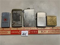 AWESOME RETRO ZIPPO AND OTHER LIGHTERS LOT