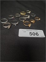 13 925 Sterling Silver, 14K HGE Rings.