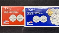 2004-P&D UNC US Mint Set (22 coins)