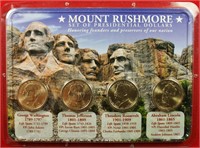 Mount Rushmore Presidential Dollars Set