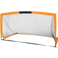 WF678  HITIK Soccer Goal 6x4 Portable Net Orange