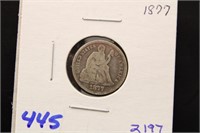 1877 U.S. SEATED DIME