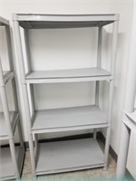 4 shelf plastic unit