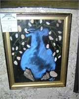 Matted and framed original art