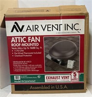 (AW) Roof Mounted Attic Exhaust Vent Still In Box