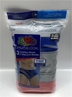 3PACK FRUIT OF THE LOOM FASHION MENS BRIEFS XXL