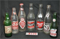 Asst'd vintage soda bottles