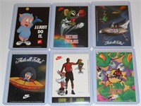 1993 Nike Space Jam Stickers (6) Jordan Porky