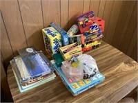 Large assortment of games and toys