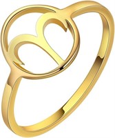 Minimalist Gold-pl. Taurus Zodiac Sign Ring