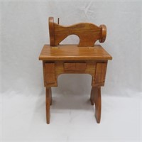 Sewing Box in shape of Sewing Machine - wood
