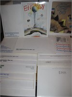 1980- 1989 US Stamp Sets+State Birds & Flowers
