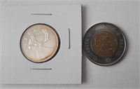 25c en argent, 1964