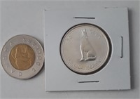 50c en argent du Centenaire, 1967