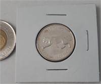 25c en argent du Centenaire, 1967