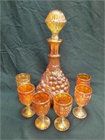 Imperial Marigold 7Pc Decanter Set